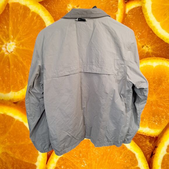 Columbia Mens Tan Poly-Cotton-Nylon Mesh Lining Zipper Long Sleeve Jacket Size M - Picture 9 of 10